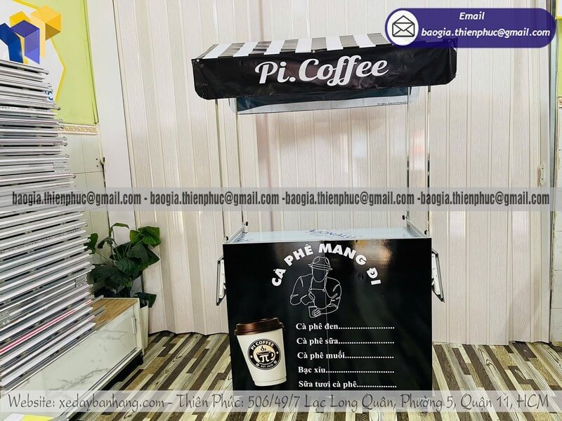Đặt xe bán cafe hàng rong lắp ráp mang đi rẻ gia công thiết kế riêng cho khởi nghiệp
