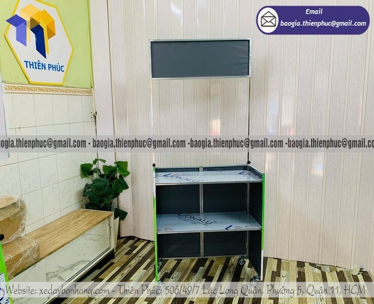 Đặt xe nước giải khát bán lề đường lắp ráp mang đi dễ tháo rời bán ở mọi địa điểm