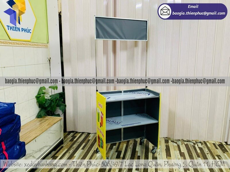 Đặt xe sinh tố hàng rong gấp gọn mang đi giá rẻ chiết khấu cực mạnh giao hàng toàn quốc