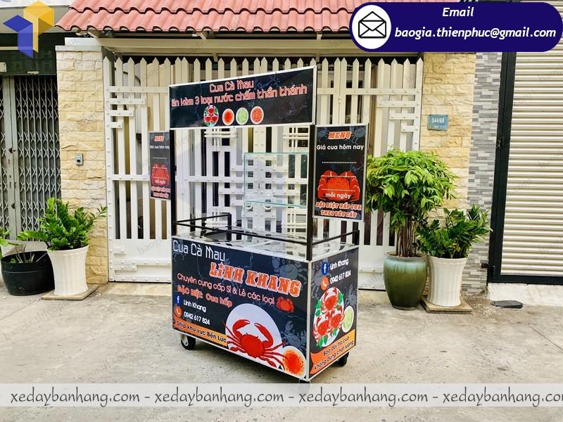 tủ sắt lớn bán cua lưu động giá rẻ