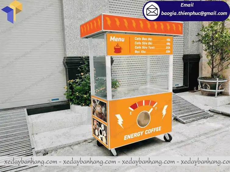 đóng xe cà phê bằng sắt
