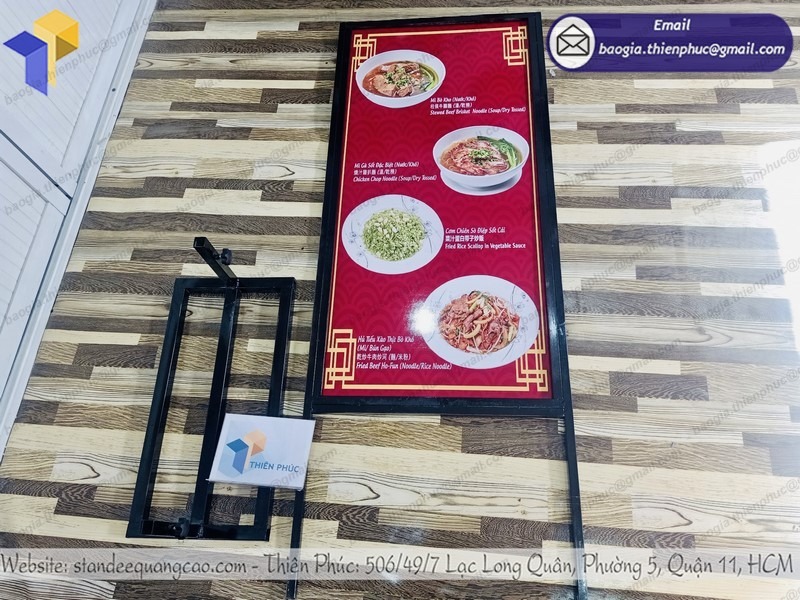 gia công bảng quảng cáo đứng