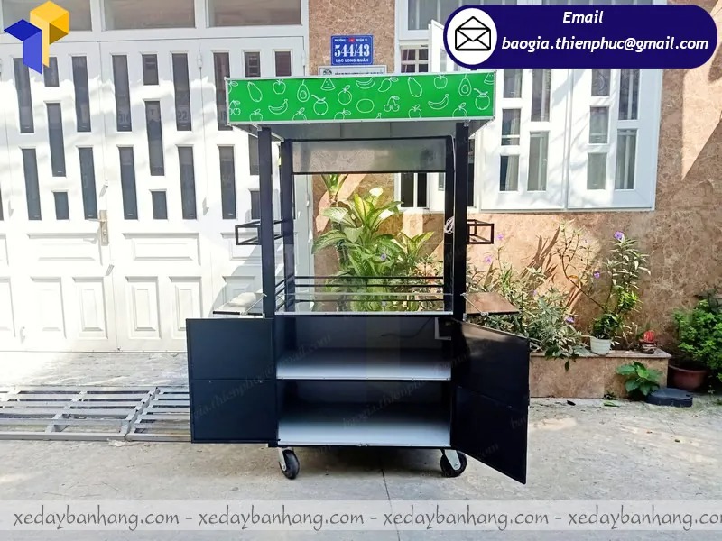 gia công tủ bán trái cây tô