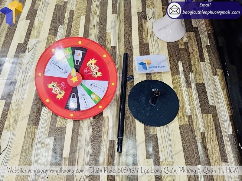 gia công vòng quay random trúng thưởng