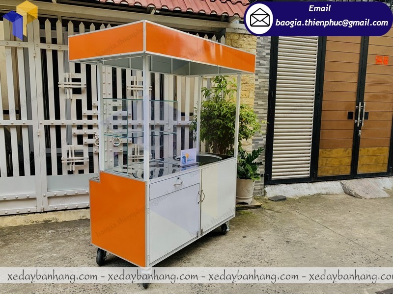 gia công xe bán hủ tiếu dạo