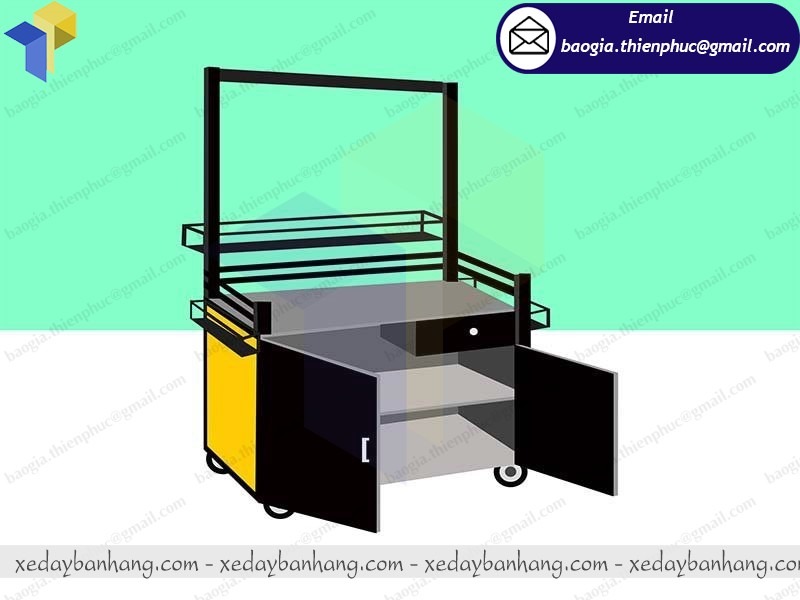 gia công xe bán trà sữa Biên Hòa