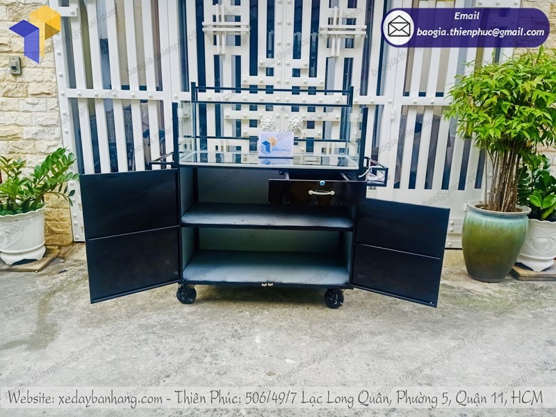 gia công xe bán trà sữa hà nội