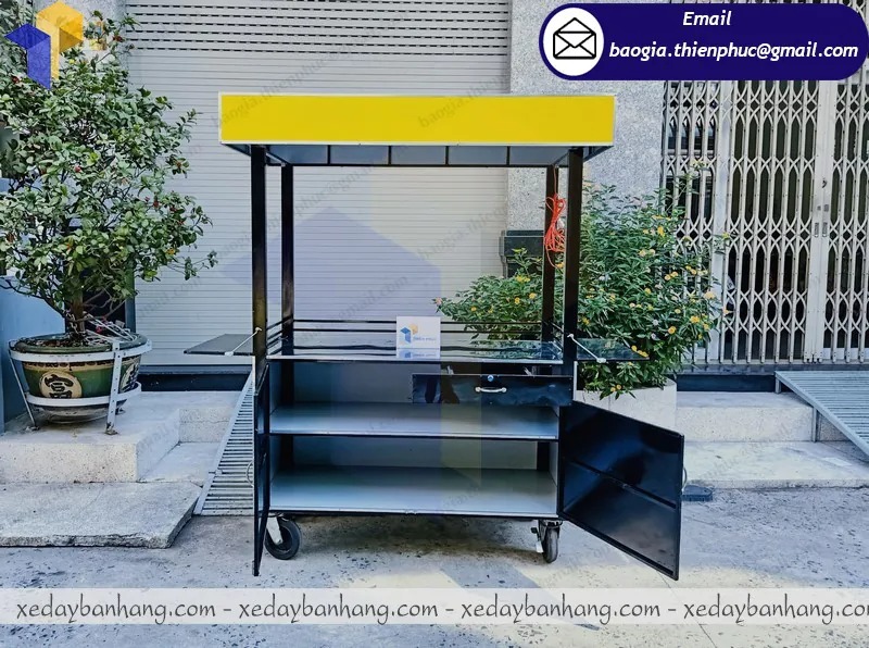 gia công xe đẩy bán hủ tiếu