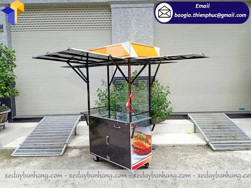 gia công xe sắt bán bánh mì