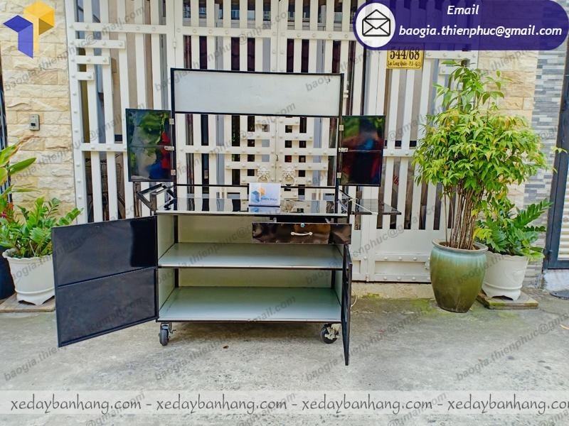 gia công xe sắt bán gà rán giá rẻ