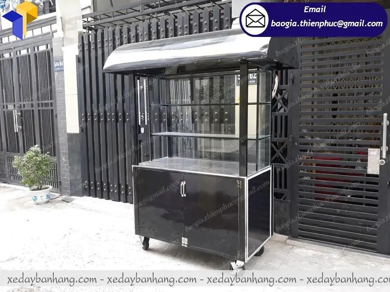 gia công xe sắt bán trái cây tô
