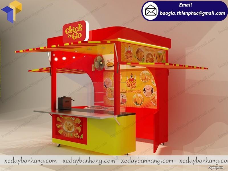giá kiot bán thức ăn nhanh