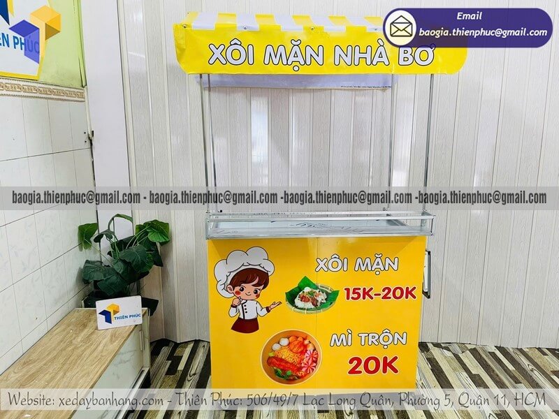 Giá quầy bán thức ăn trên đường phố gấp gọn