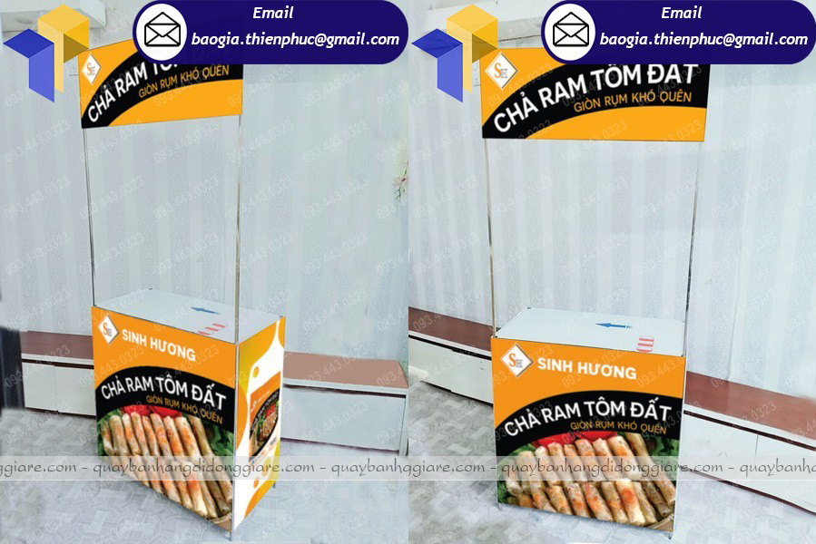 booth bán hàng bằng sắt giá rẻ