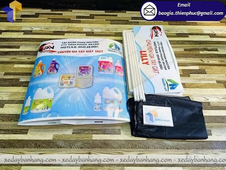 hình ảnh booth nhựa bán hàng giá rẻ