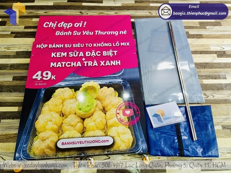 hình ảnh booth sampling bán hàng