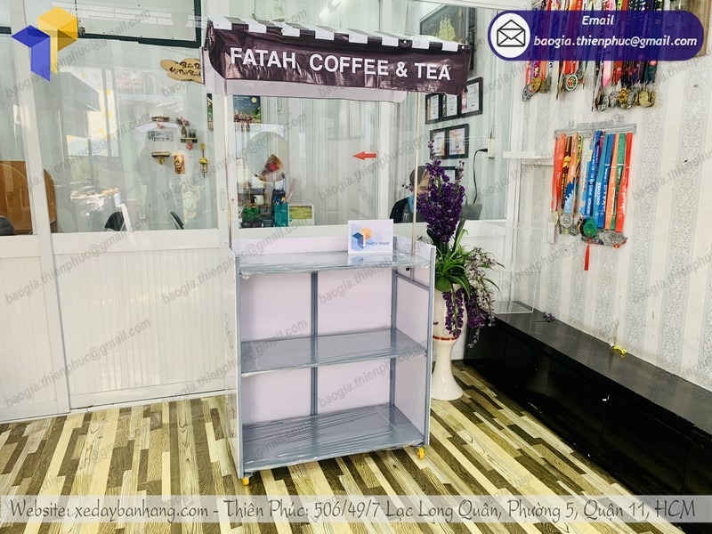hình ảnh quầy cà phê di động