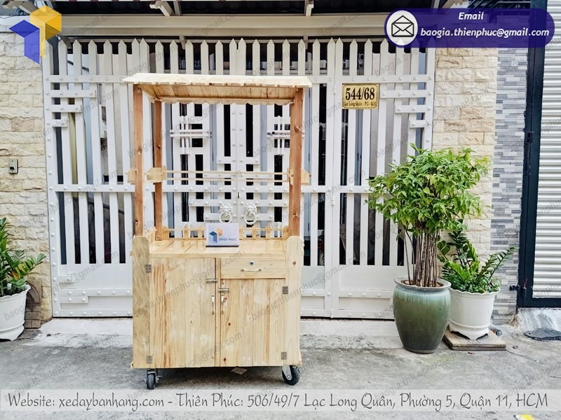 hình ảnh xe bán cà phê mang về
