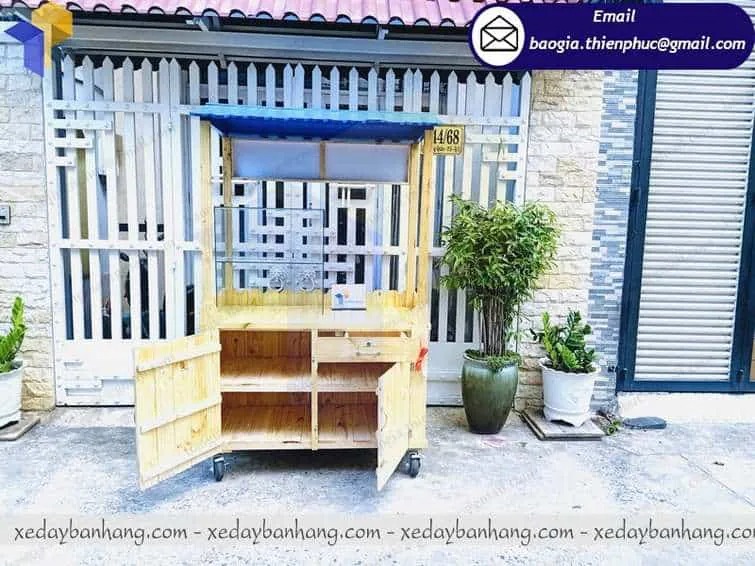 hình ảnh xe bán cà phê sinh tố