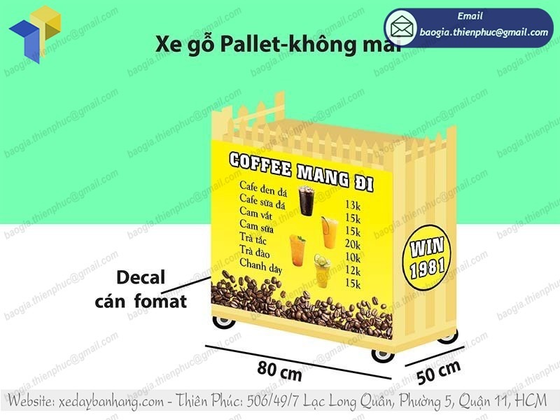 hình ảnh xe bán cafe phin