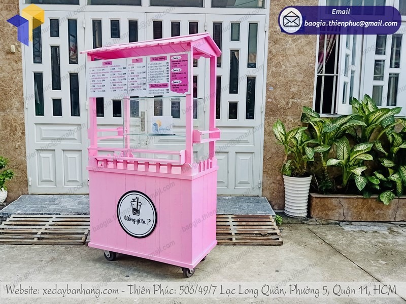 hình ảnh xe bán sinh tố nước ép