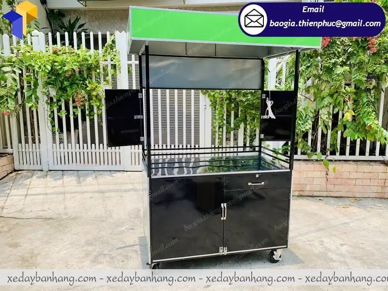 hình ảnh xe bán sinh tố rau má