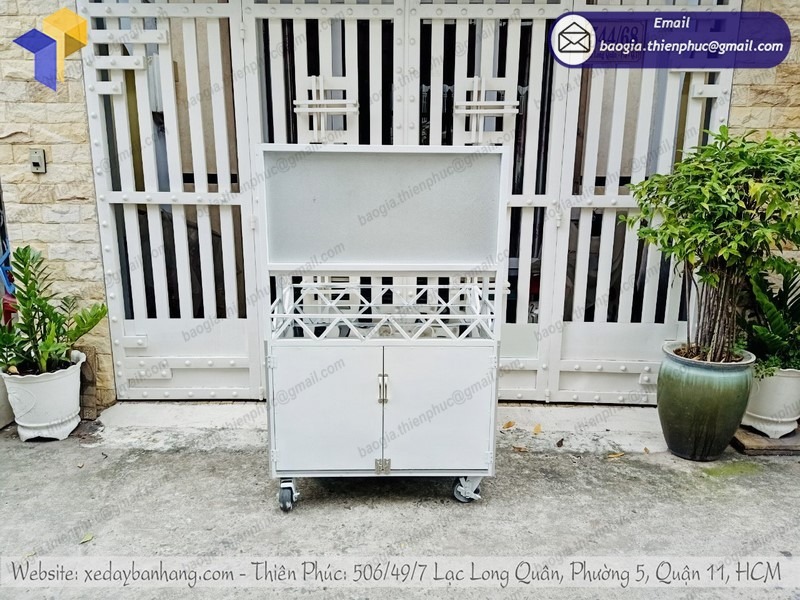 hình ảnh xe bán trà sữa di động