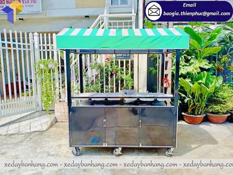 hình ảnh xe bán trái cây tự chọn