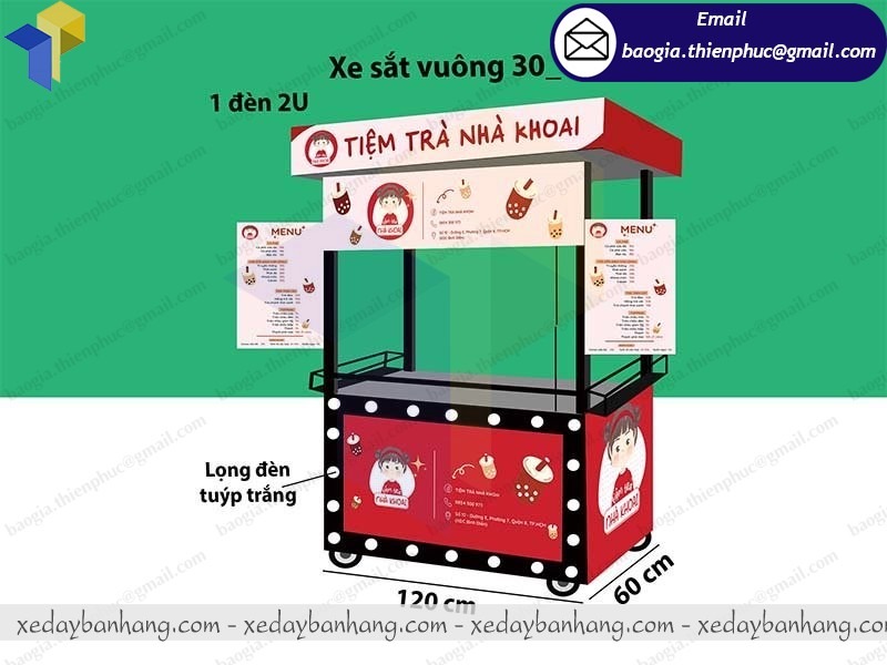 hình ảnh xe cà phê mang đi vỉa hè