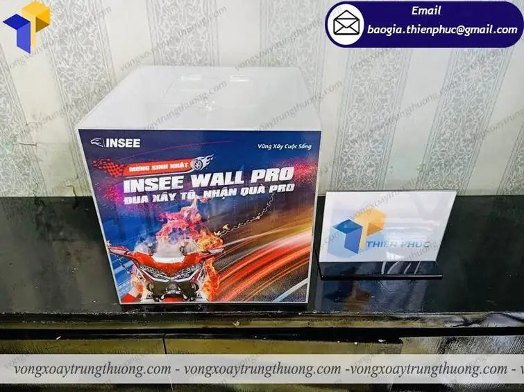 hòm phiếu mica tại hải phòng giá rẻ