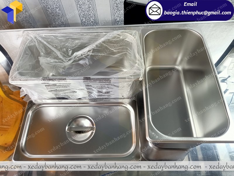 Khay inox đựng thạch