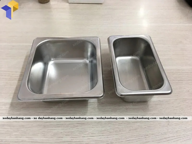 khay inox đựng topping giá rẻ đẹp