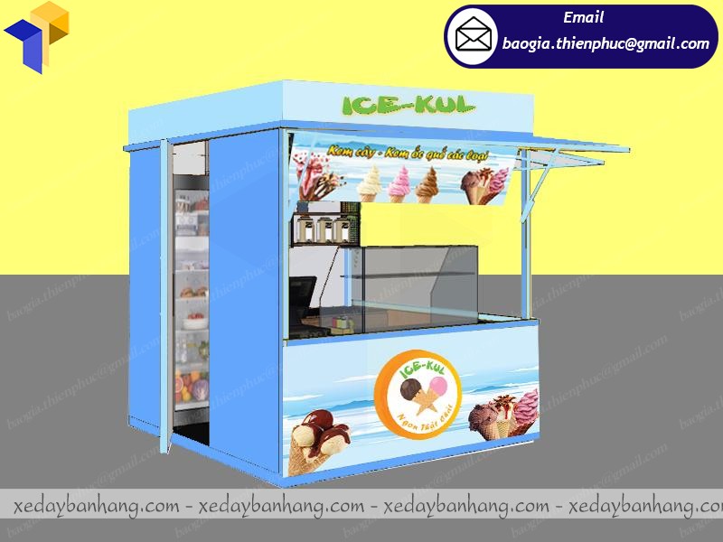 kiot bán đồ ăn vặt