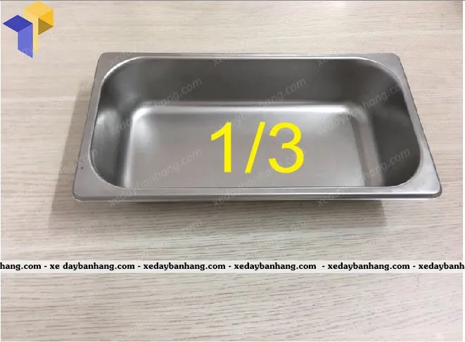 mẫu khay inox đựng thạch topping đẹp