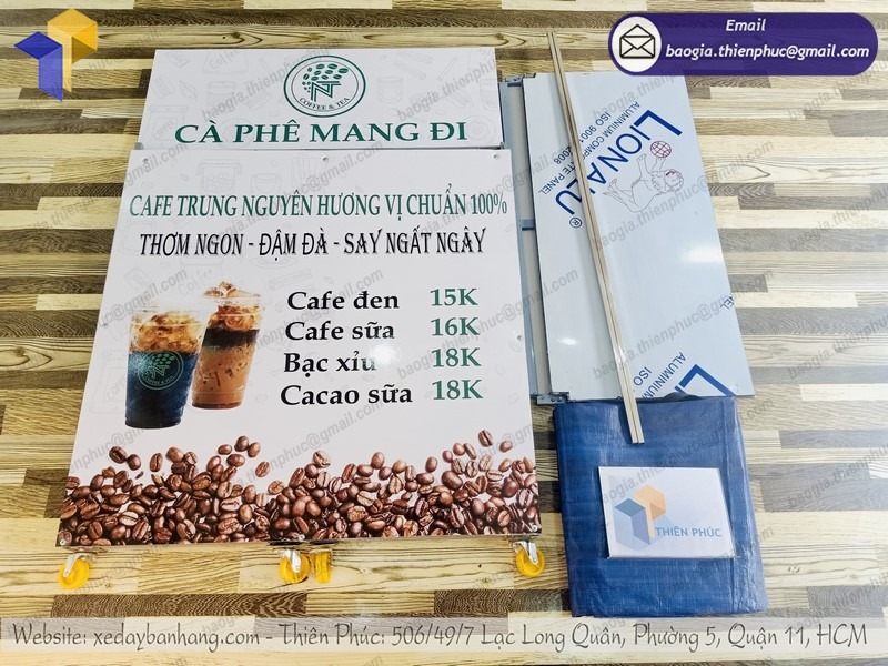 mẫu quầy bán cafe take away đẹp