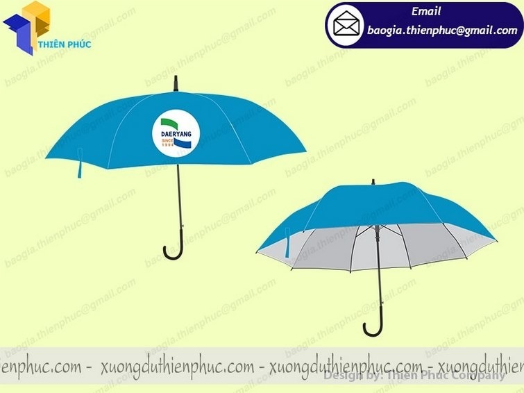 Mẫu thiết kế dù cầm tay tiện lợi