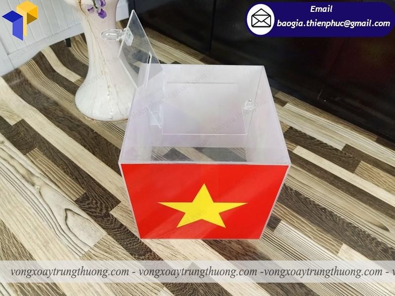 mẫu thùng bỏ phiếu bầu cử đẹp