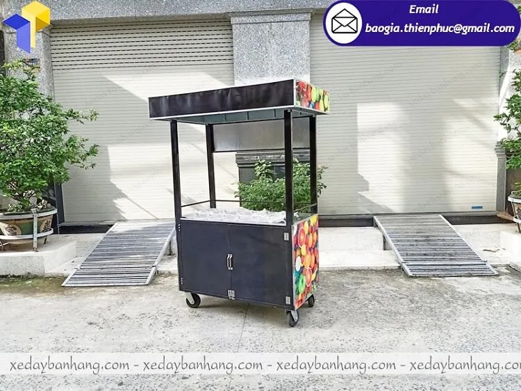 mẫu tủ bán trái cây ướp lạnh đẹp