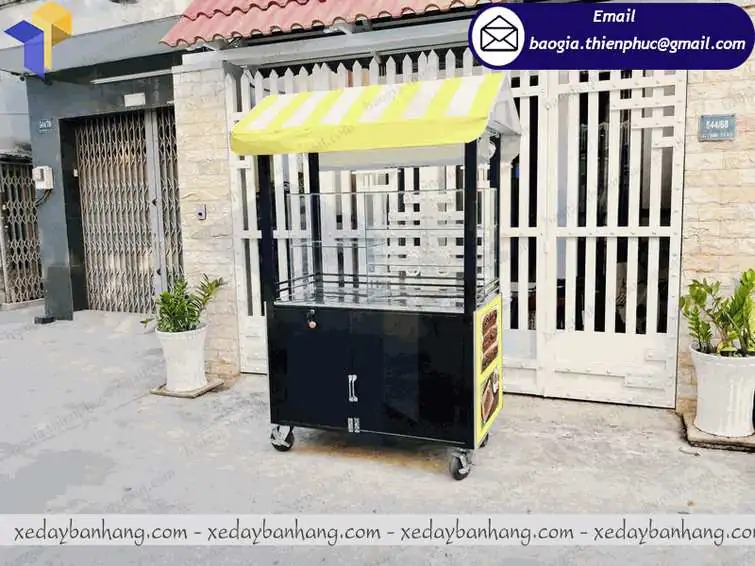 mẫu xe bán bánh mì take away đẹp