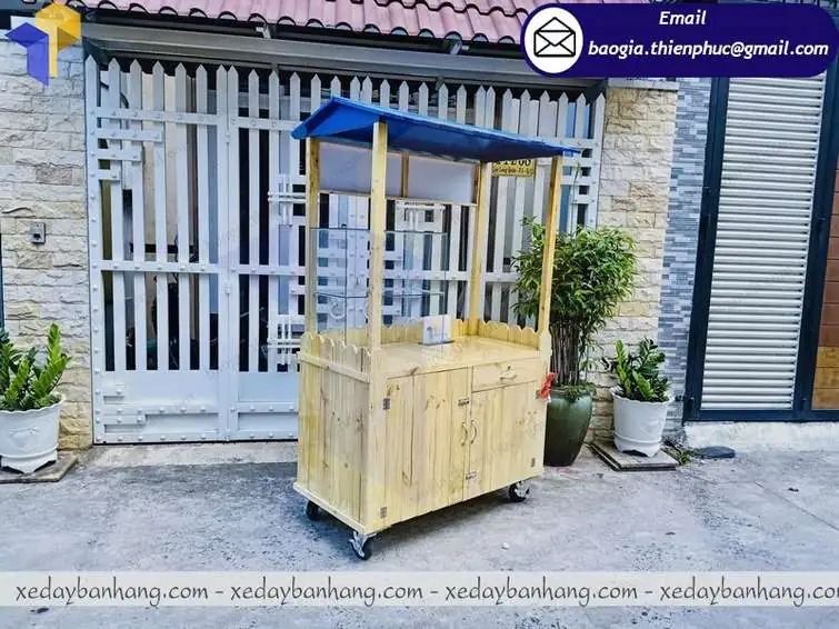 mẫu xe bán cà phê sinh tố đẹp