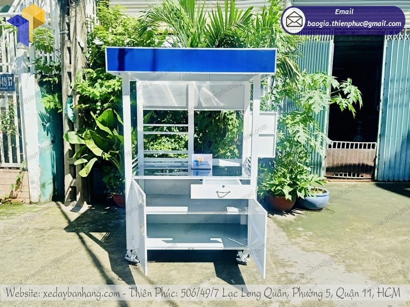 mẫu xe bán cà phê take away đẹp