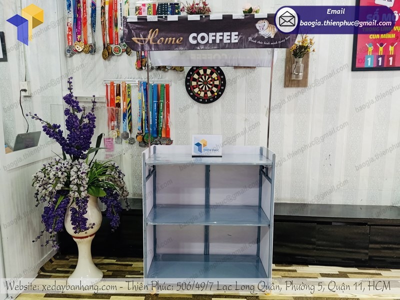 mẫu xe bán cafe mini đẹp
