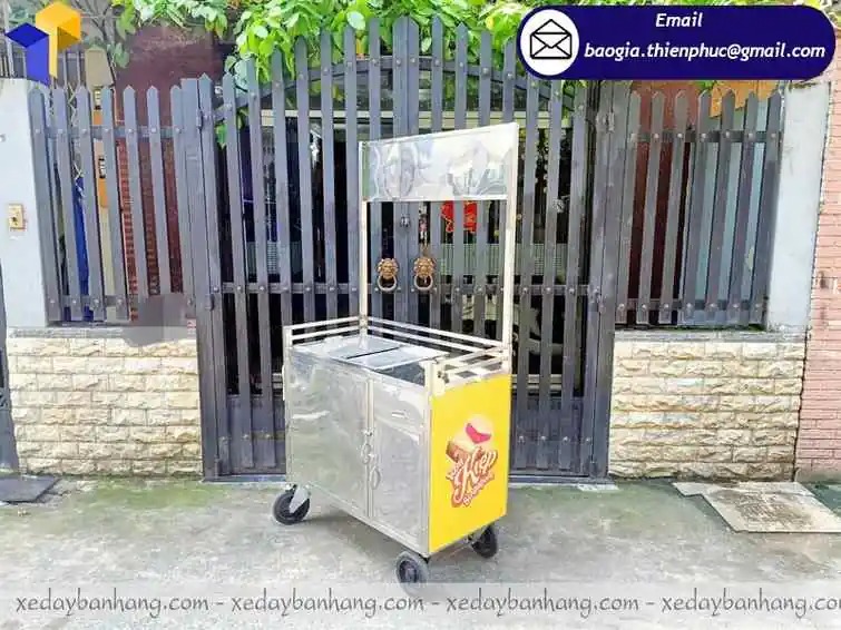 mẫu xe bán kem ở Vũng Tàu đẹp