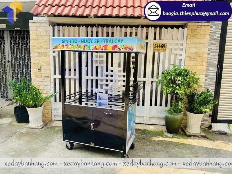 mẫu xe bán sinh tố nước ép đẹp