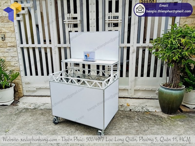 mẫu xe bán trà sữa di động đẹp