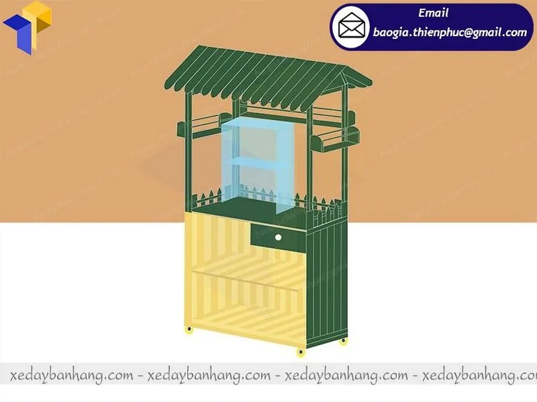 mẫu xe bán trà sữa tại bình dương  đẹp