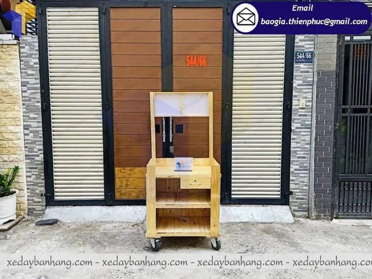 mẫu xe bán trà trái cây đẹp