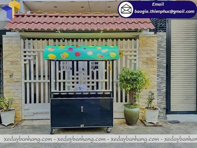 mẫu xe bán trái cây ướp lạnh đẹp