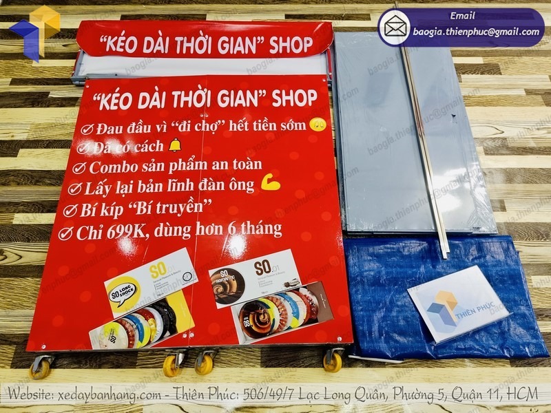 mẫu xe lắp ráp bán hàng đẹp