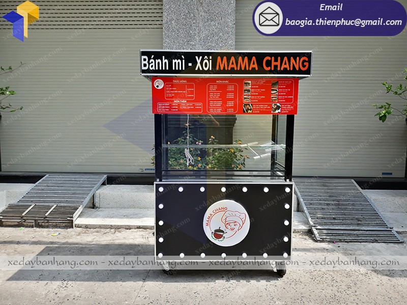 xe bánh mì hậu giang